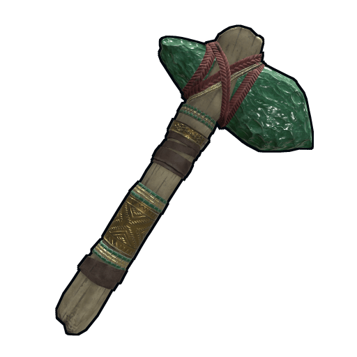Aztec Jade Hachet