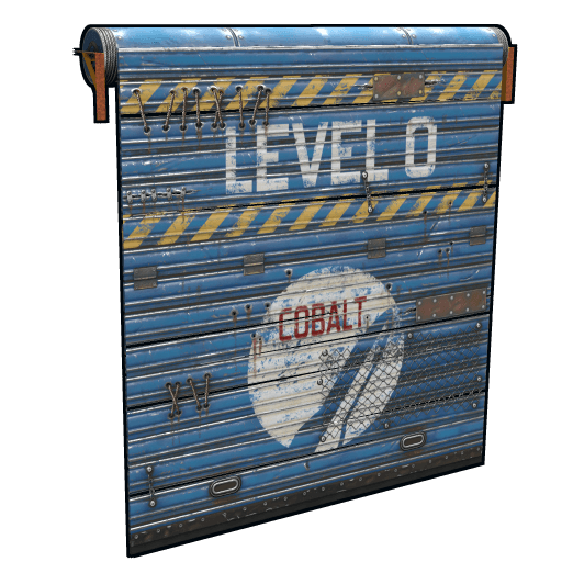 Cobalt Space Door