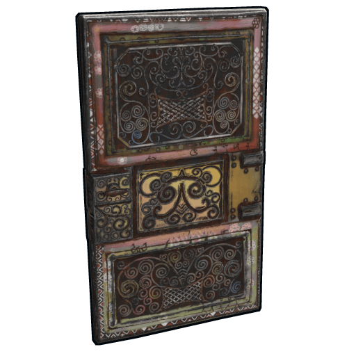 Antique Metal Door