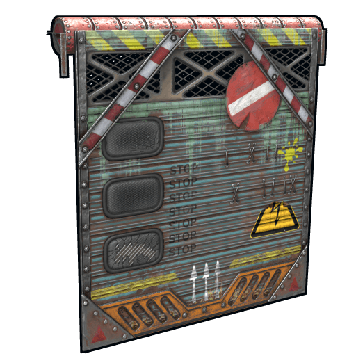 Trash Garage Door