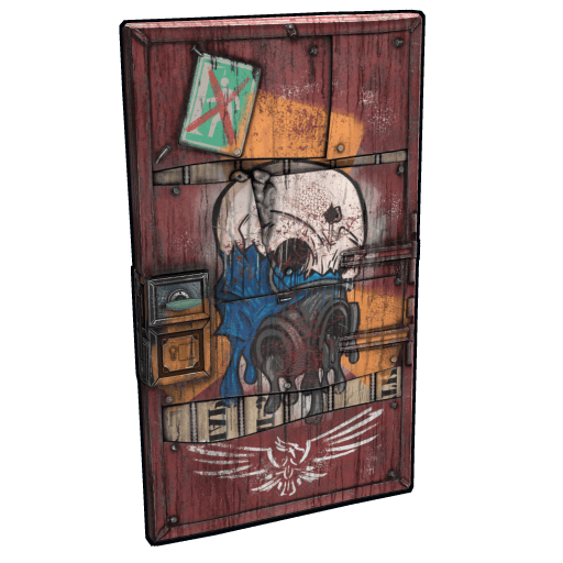Meltdown Metal Door