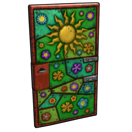 Flower Power Door