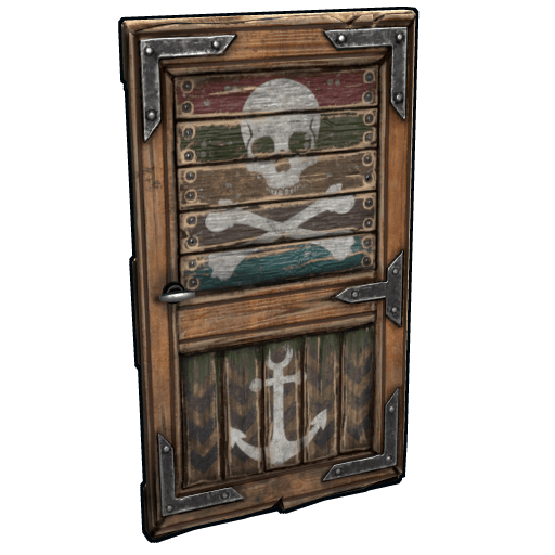 Pirate Wooden Door