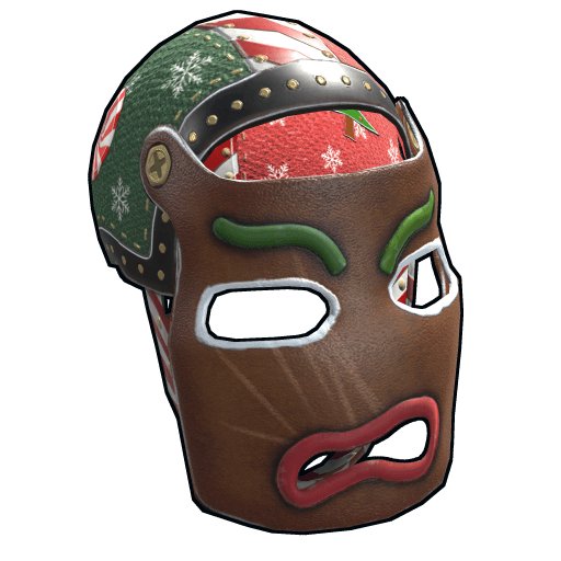 Naughty Gingerbread Facemask