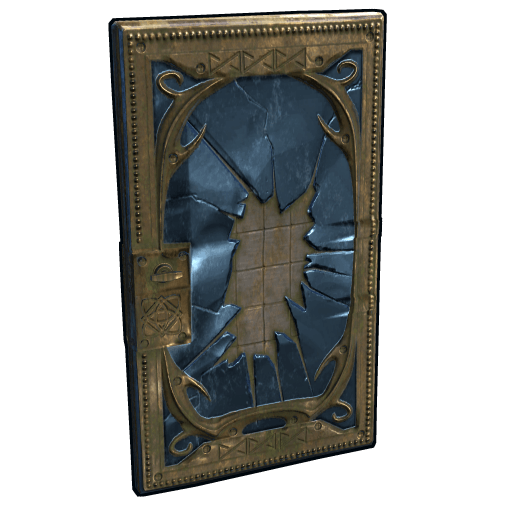 Broken Mirror Door