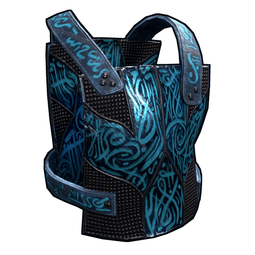 Azul Metal Chest Plate