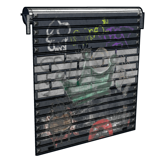 Vandalized Shop Door