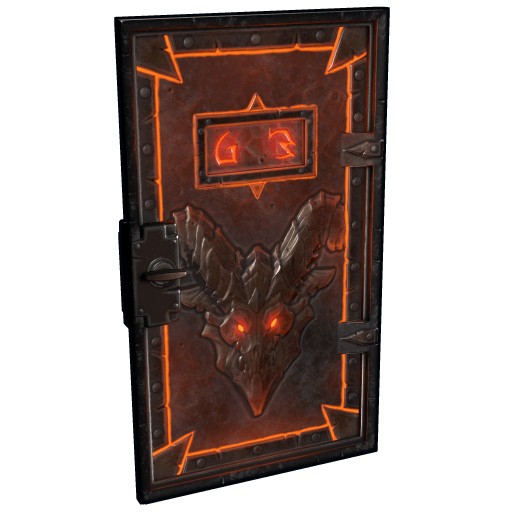 Molten Visage Armored Door
