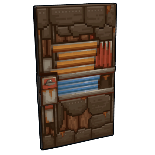 Pixel Metal Door