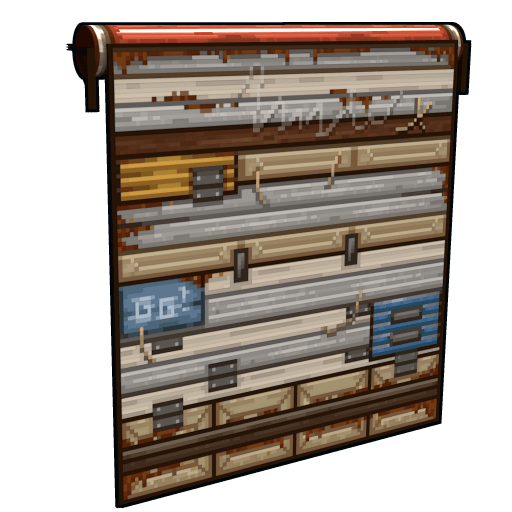 Pixel Garage Door
