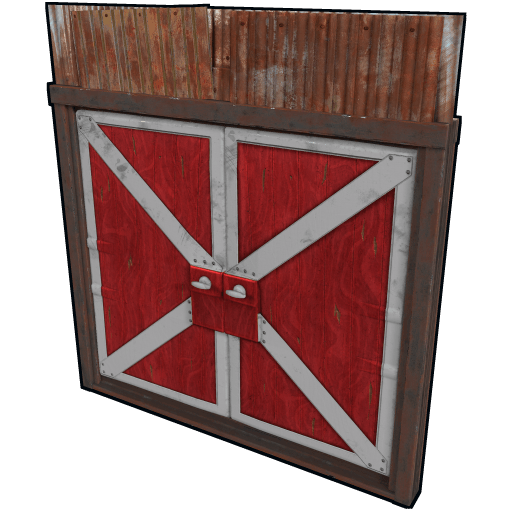 Red Barn Double Door