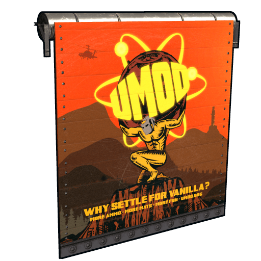 uMod Fundraiser Garage Door