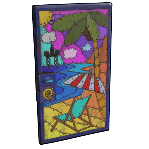 Riveted Summer Door