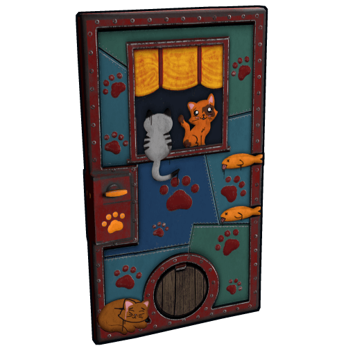 MeowMeow Sheet Metal Door