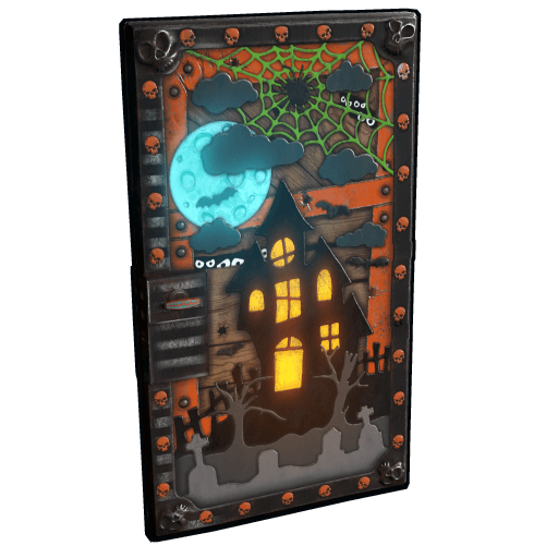 Halloween House Door