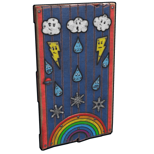 Weather Wood Door