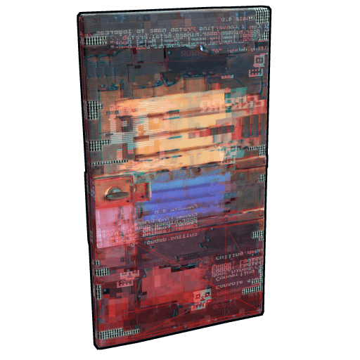 Corrupted Metal Door