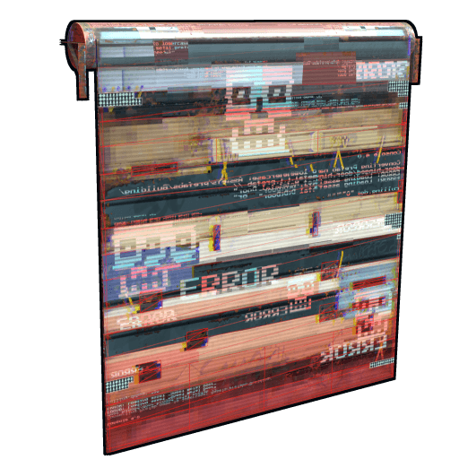 Corrupted Garage Door