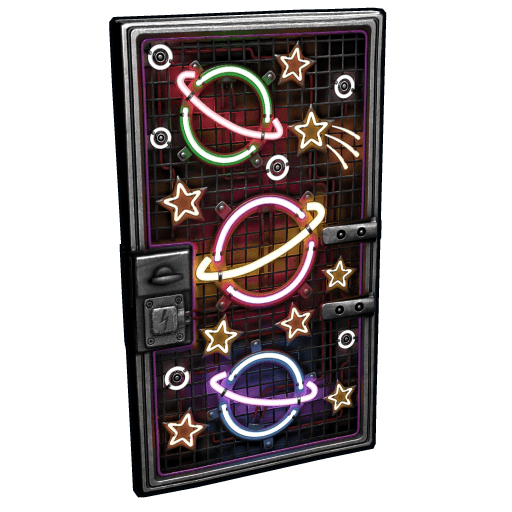 Outer Planets Metal Door