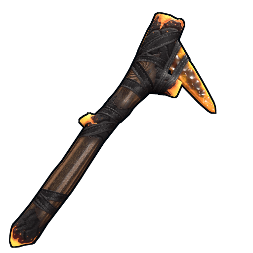 Ancient Amber Stone Pick Axe