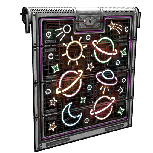 Outer Planets Garage Door