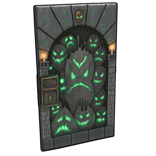 Ghostly Flame Door