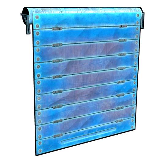 Ice Garage Door