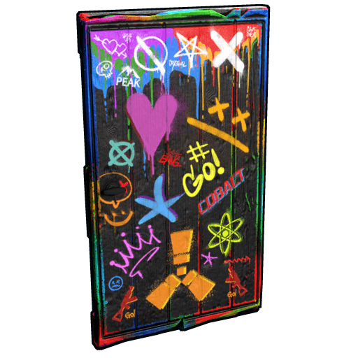 Spraycan Wooden Door