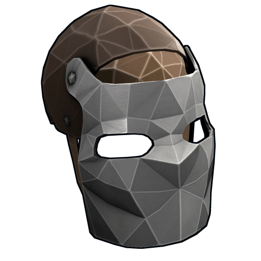Low Poly Metal Facemask