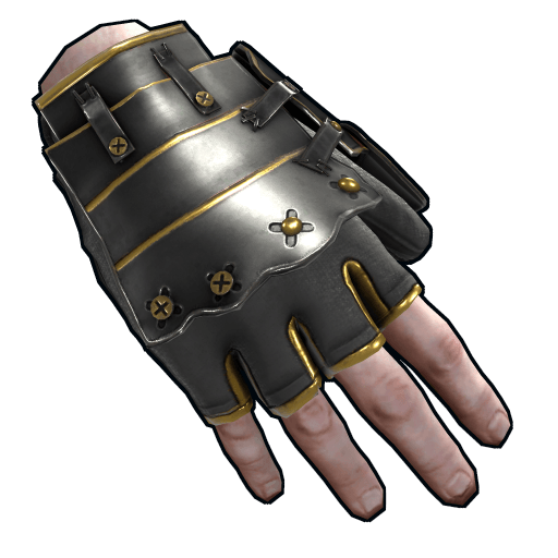 Black Gold Roadsign Gloves