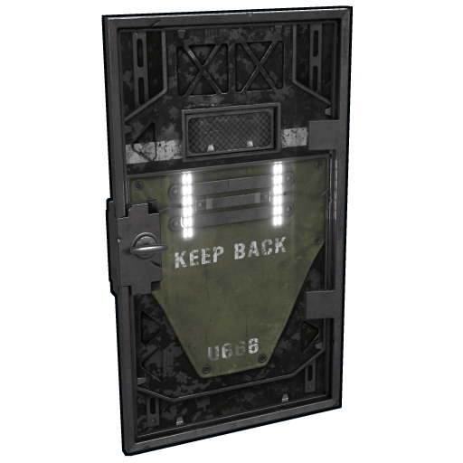 Reinforced Armored Door