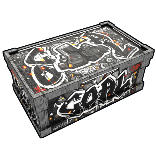 Graffiti Charcoal Storage