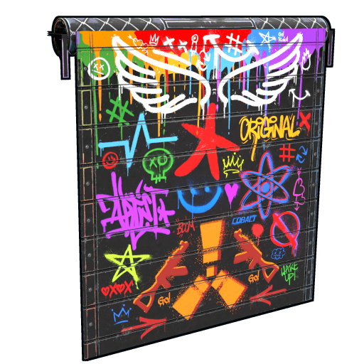 Spraycan Garage Door