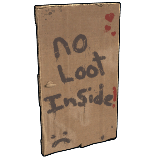 Poor Man's Cardboard Door