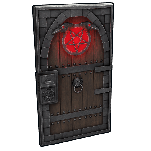 Demonic Raven Door