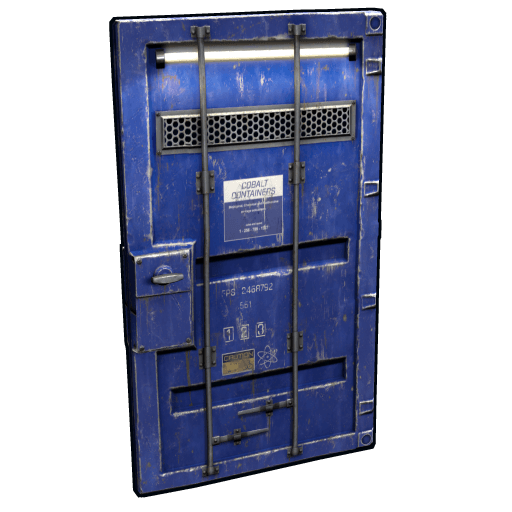 Cobalt Container Metal Door
