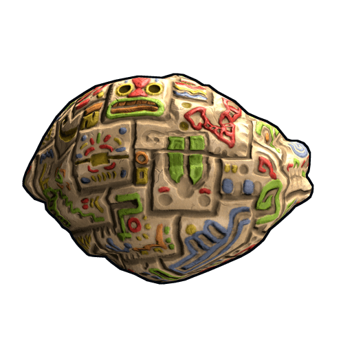 Ancient Squiggles Rock