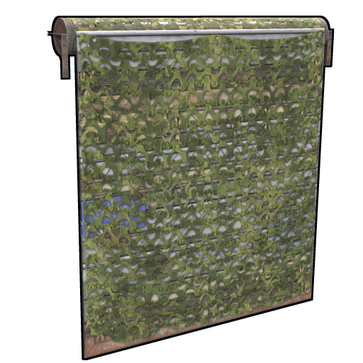 Camouflage Net Garage Door