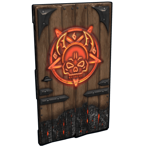 El Diablo Wooden Door