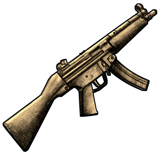 Charcoal Sketch MP5