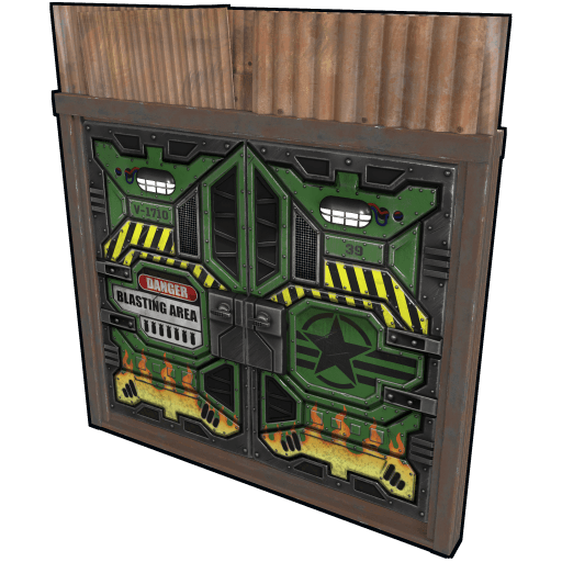Bombshell Sheet Metal Double Door