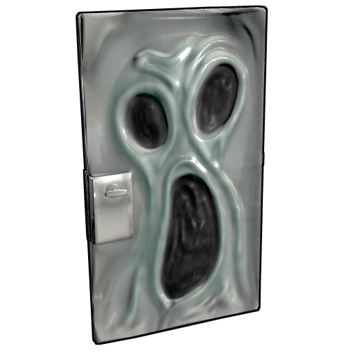 Ghostly Sheet Metal Door