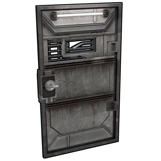 Brutalist Armored Door