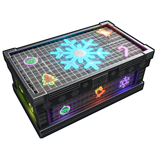 Neon Snowflake Large Box