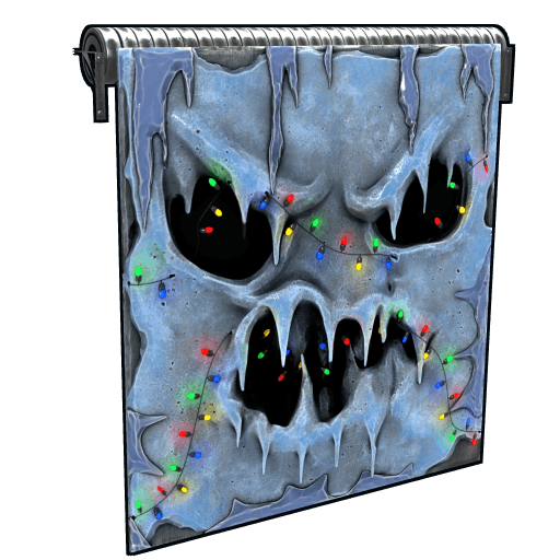 Ice Vortex Garage Door
