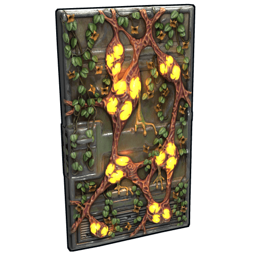 Plague Metal Door