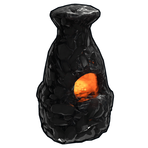 Polished Obsidian Furnace