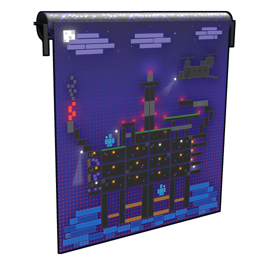 Blocky Rig Garage Door