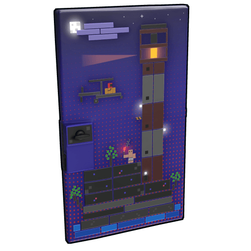 Blocky Lighthouse Door