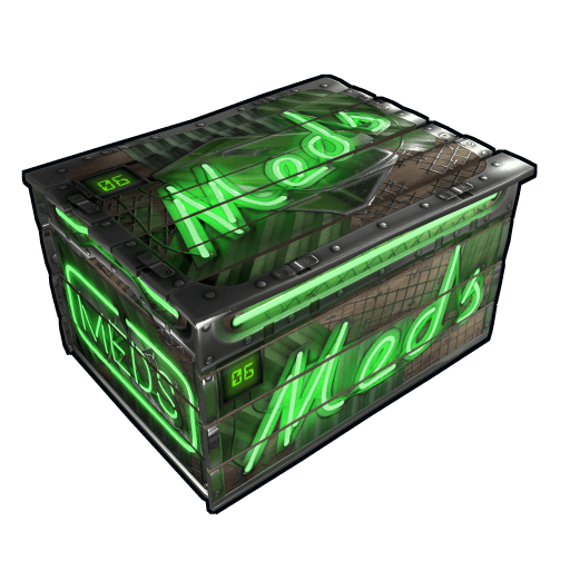 Neon Small Meds Storage